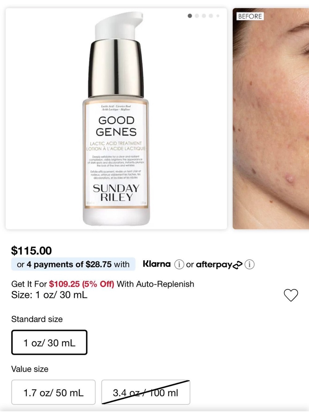 Sunday Riley Good Genes Lactic Acid Treatment - Picture 3 of 6